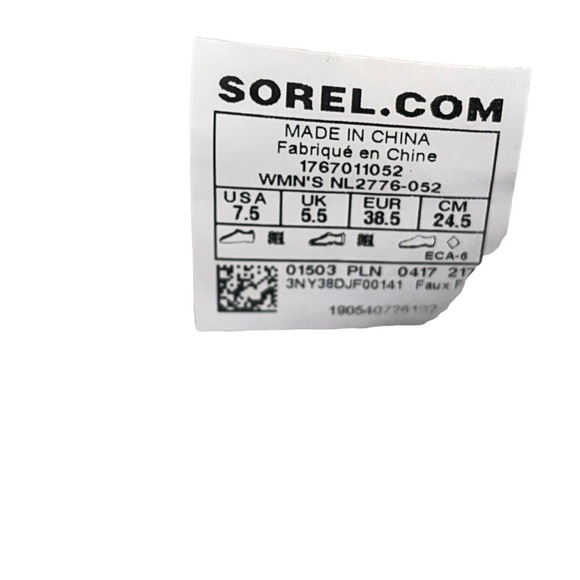 Sorel Whitney Short Lace Boots Woman Size 7.5 - Picture 7 of 7